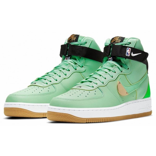 Кроссовки NBA x Nike Air Force 1 High "Green"